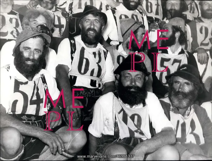 : Cattle keepers in beard competition : Cattle keepers in beard competition