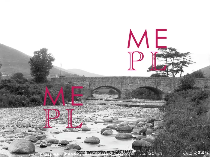 : Causeway( Cassy ) Water and Bridge, Co. Down : Causeway( Cassy ) Water and Bridge, Co. Down
