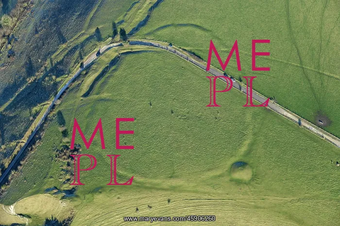 : Causewayed enclosure earthwork, White Sheet Hill, Wilts : Causewayed enclosure earthwork, White Sheet Hill, Wilts