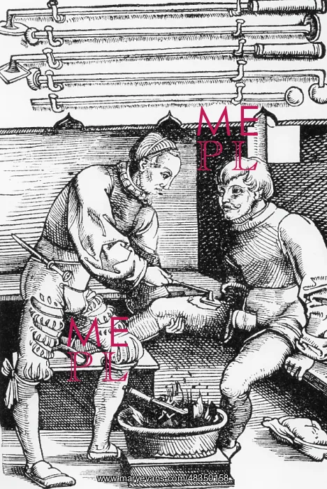 : Cauterizing of a wound, 1528 : Cauterizing of a wound, 1528