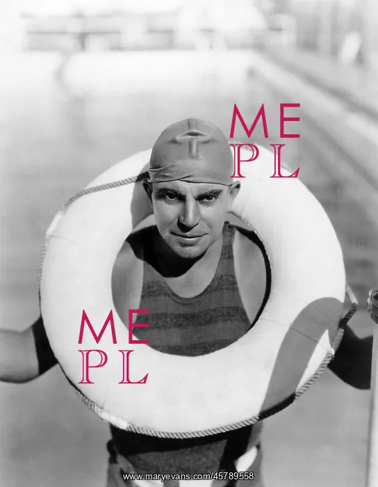 : A cautious swimmer : A cautious swimmer