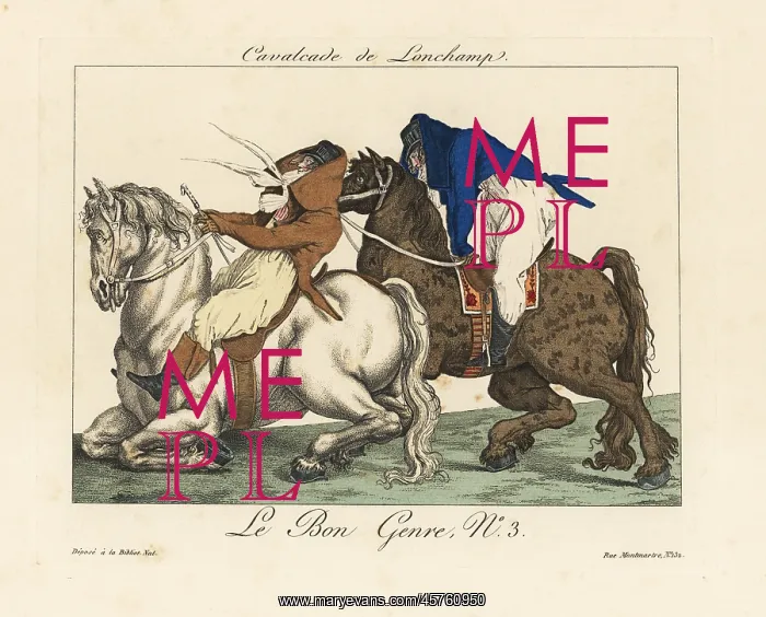: Cavalcade at Longchamp racetrack : Cavalcade at Longchamp racetrack