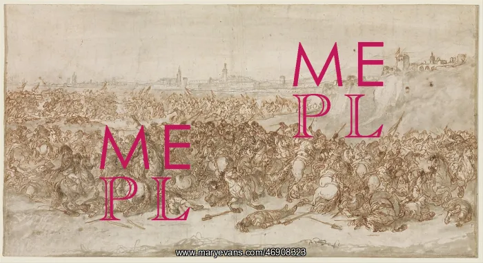 : A Cavalry Battle before a City, 1686?ca. 1755 : A Cavalry Battle before a City, 1686?ca. 1755