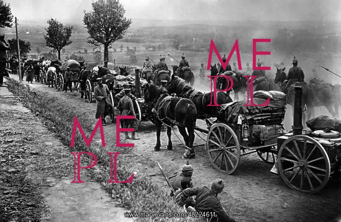: Cavalry and German stage for the Battle of the Marne, 19 : Cavalry and German stage for the Battle of the Marne, 19