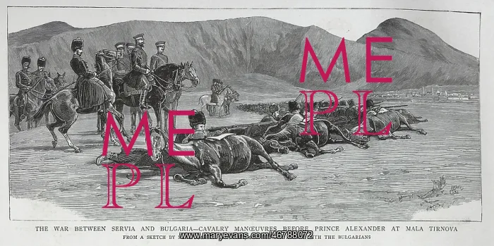 : Cavalry Manoeuvres, Serbo-Bulgarian War : Cavalry Manoeuvres, Serbo-Bulgarian War