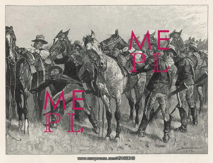 : CAVALRY MOUNTING : CAVALRY MOUNTING