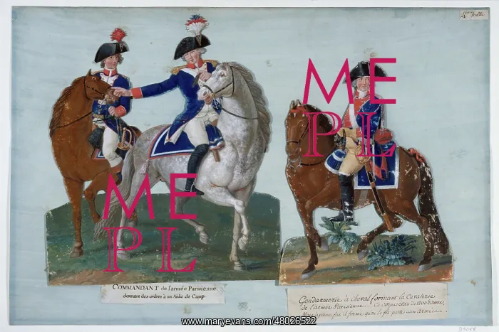 : Cavalry of the Parisian army : Cavalry of the Parisian army