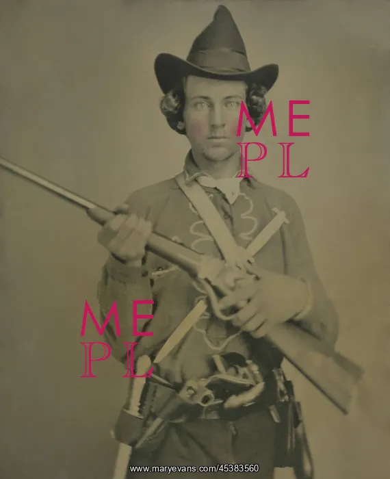 : Cavalry soldier wears a Confederate uniform : Cavalry soldier wears a Confederate uniform
