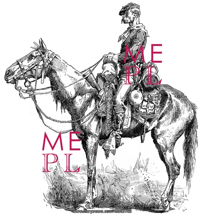 : US Cavalry Trooper, Arizona, 1887 : US Cavalry Trooper, Arizona, 1887