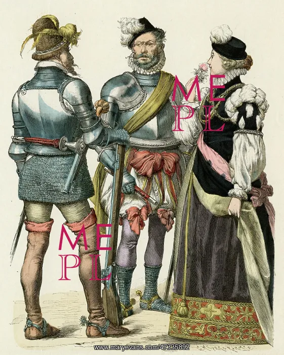 : CAVALRYMEN & LADY 1560 : CAVALRYMEN & LADY 1560