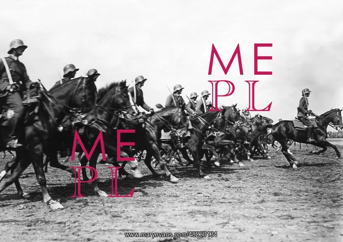: Cavalrymen at the Reichswehr parade in Roemhild in Thuri : Cavalrymen at the Reichswehr parade in Roemhild in Thuri