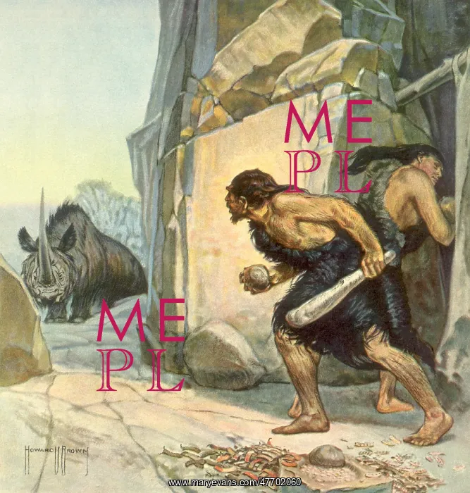 : Cave Man and Woman : Cave Man and Woman