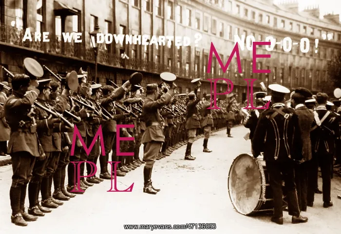  : Cavendish Crescent, Bath, WW1 morale booster message