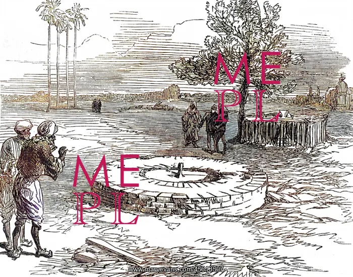 : The well at Cawnpore(Kanpur), 1860 : The well at Cawnpore(Kanpur), 1860
