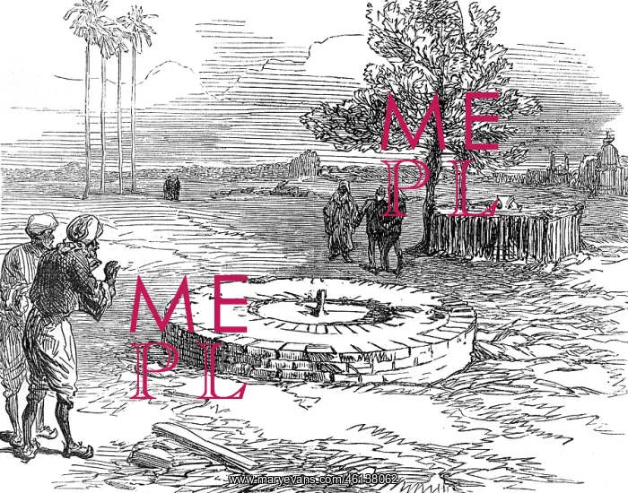 : The well at Cawnpore(Kanpur), 1860 : The well at Cawnpore(Kanpur), 1860