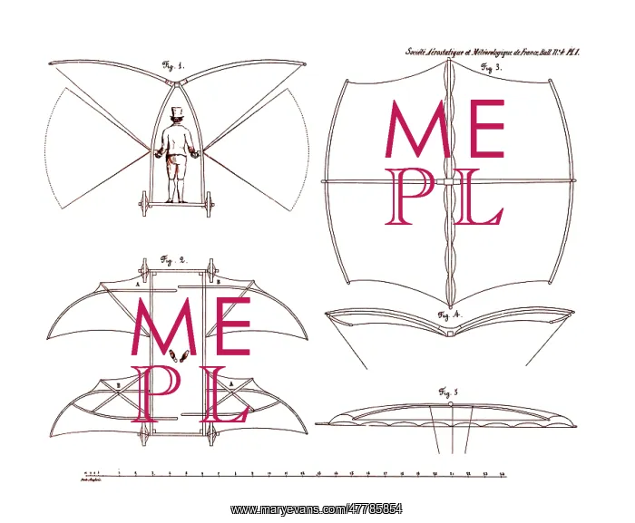 : Cayley Flying Machine, 1853 : Cayley Flying Machine, 1853