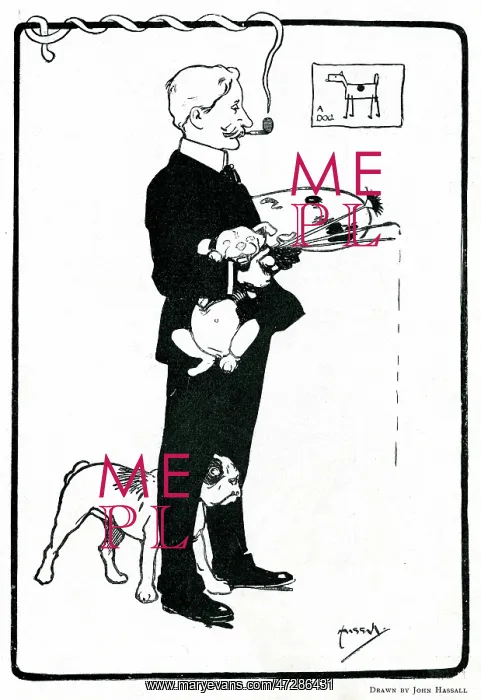 : Cecil Aldin, British artist and illustrator : Cecil Aldin, British artist and illustrator