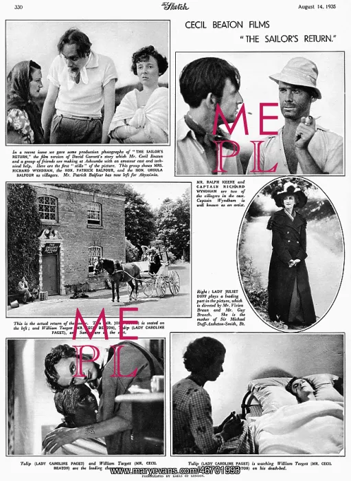 : Cecil Beaton's film The Sailor's Return : Cecil Beaton's film The Sailor's Return
