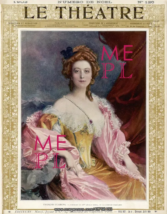 : CECILE SOREL / 1903 : CECILE SOREL / 1903