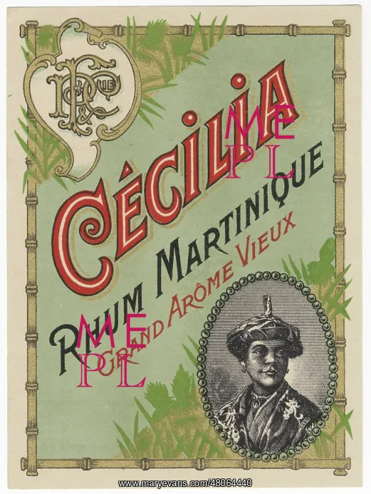  : Cecillia Rhum label