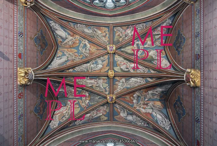 : Ceiling, Chapel, Palais Jacques Coeur, Bourges, France : Ceiling, Chapel, Palais Jacques Coeur, Bourges, France