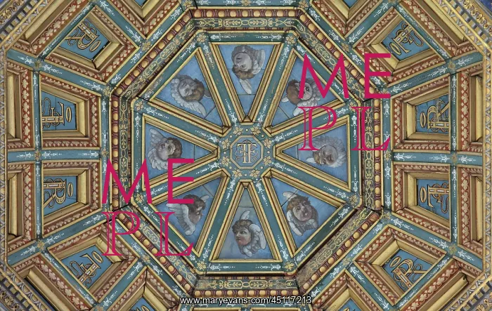 : Ceiling, Chapelle Haute Saint-Saturnin, Chateau : Ceiling, Chapelle Haute Saint-Saturnin, Chateau