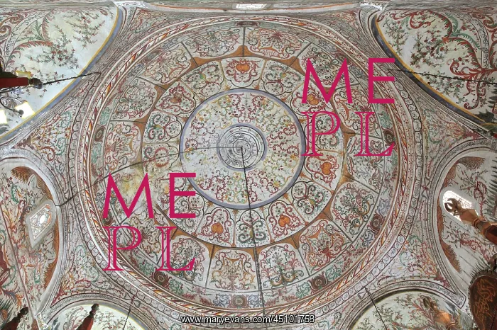 : Ceiling frescoes, Et'hem Bey Mosque, Tirana, Albania : Ceiling frescoes, Et'hem Bey Mosque, Tirana, Albania