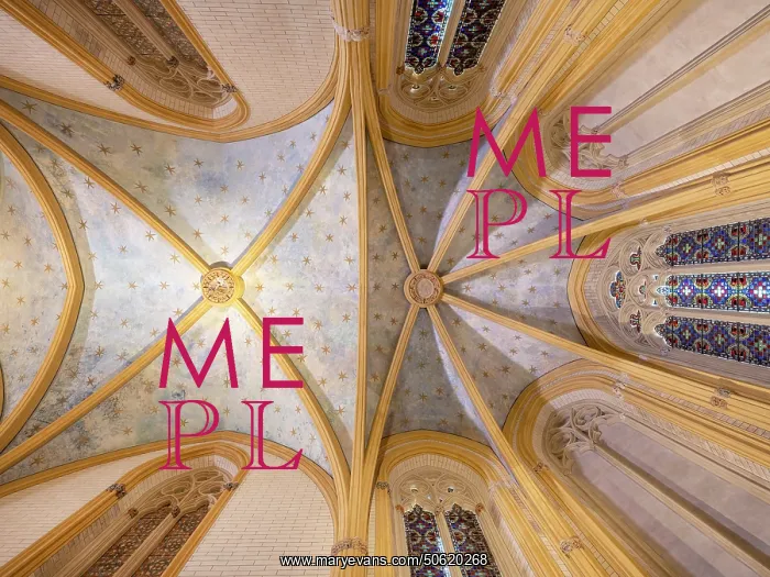 : Ceiling, High chapel, Palace of the Kings of Majorca, Perpignan : Ceiling, High chapel, Palace of the Kings of Majorca, Perpignan
