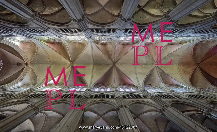 : Ceiling, Nave, Bourges Cathedral, Bourges, Centre : Ceiling, Nave, Bourges Cathedral, Bourges, Centre