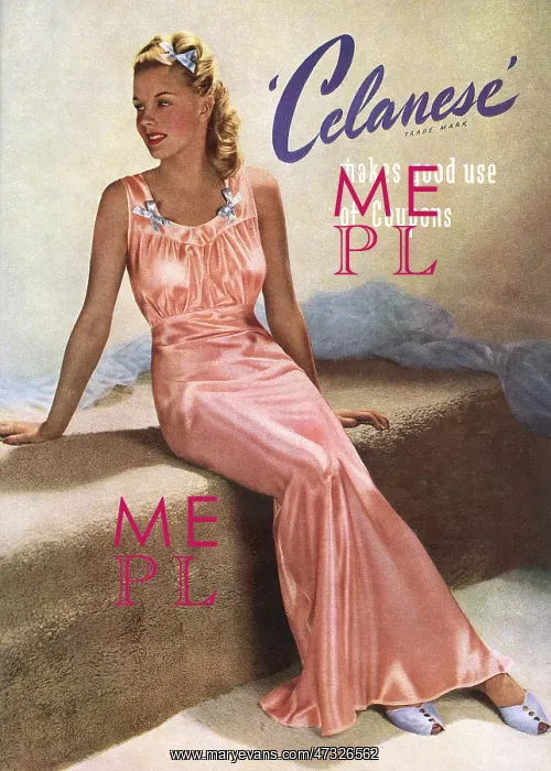 : CELANESE NIGHTGOWN 1944 : CELANESE NIGHTGOWN 1944