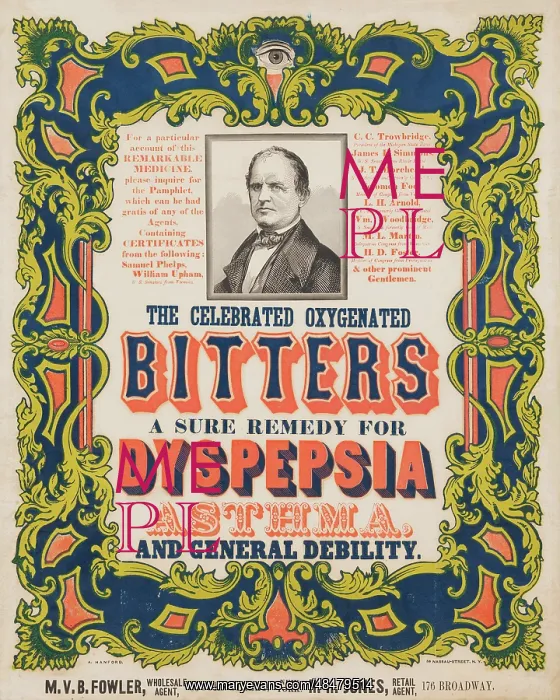: The celebrated oxygenated bitters a sure remedy : The celebrated oxygenated bitters a sure remedy
