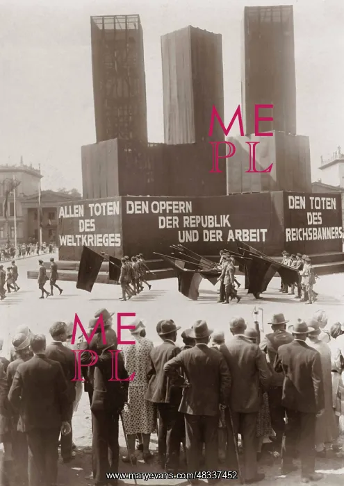 : Celebration in Berlin on Constitution Day on 11 August 1928 : Celebration in Berlin on Constitution Day on 11 August 1928