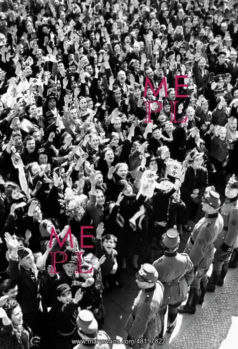 : Celebrations in Berlin after the annexation of Austria, 1938 : Celebrations in Berlin after the annexation of Austria, 1938