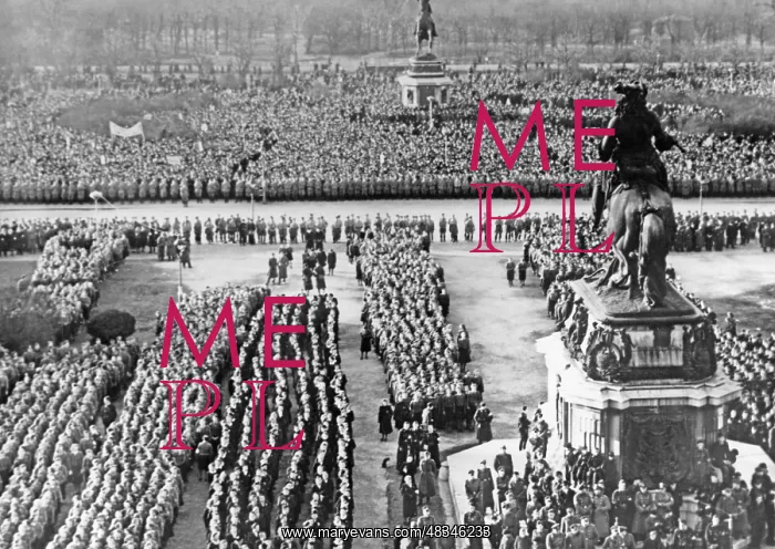 : Celebrations on the Heldenplatz in Vienna, 1942 : Celebrations on the Heldenplatz in Vienna, 1942