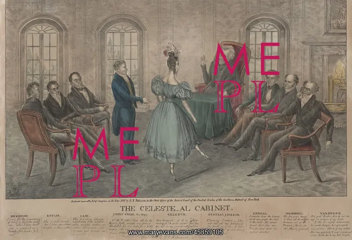 : THE CELESTE-AL CABINET, about the Eaton Affair : THE CELESTE-AL CABINET, about the Eaton Affair