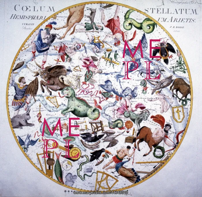 : Celestial Hemisphere Map of Constellations : Celestial Hemisphere Map of Constellations