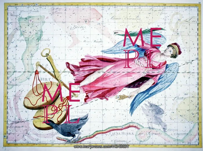 : Celestial Star Map of Virgo and Libra Constellations : Celestial Star Map of Virgo and Libra Constellations