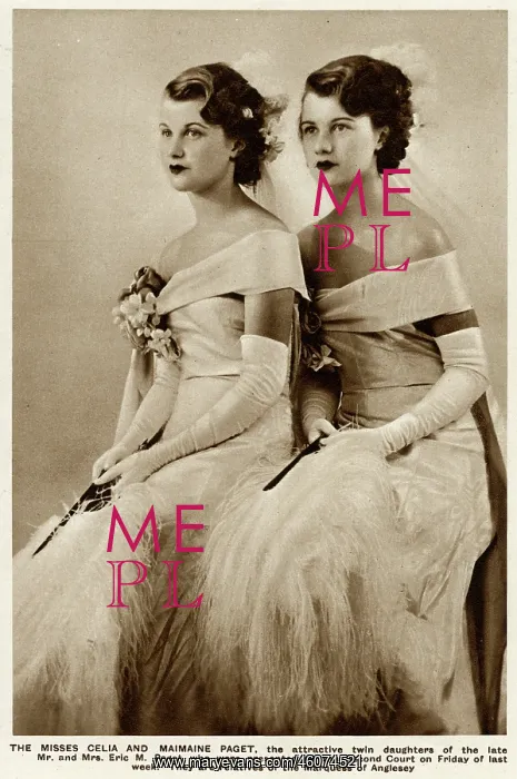 : Celia and Maimaine Paget : Celia and Maimaine Paget