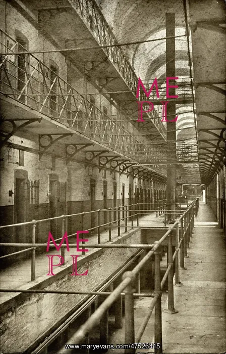 : Cell Block Interior, Wakefield Prison, West Yorkshire : Cell Block Interior, Wakefield Prison, West Yorkshire