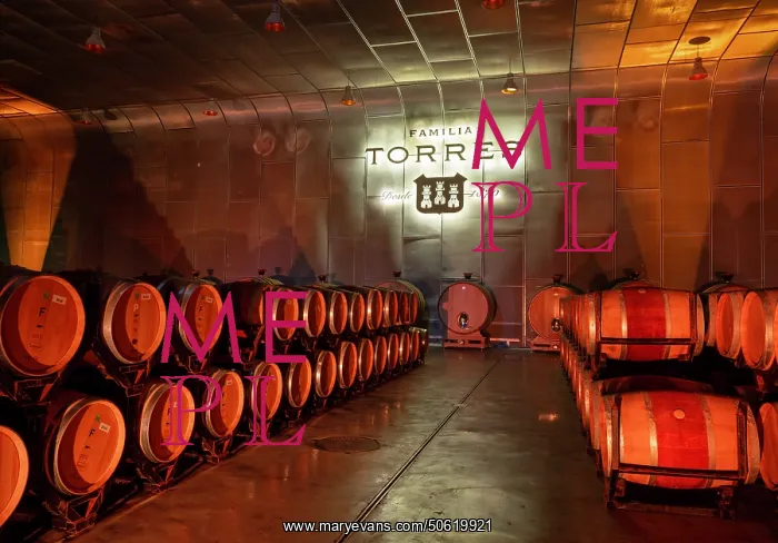 : Cellar, Bodegas Torres, Pacs del Penedes, Catalonia, Spain : Cellar, Bodegas Torres, Pacs del Penedes, Catalonia, Spain
