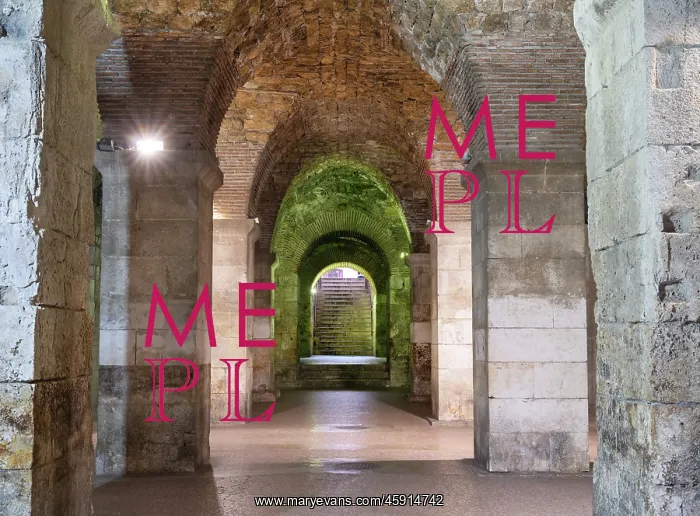 : Cellars, Diocletian's Palace, Split, Croatia : Cellars, Diocletian's Palace, Split, Croatia