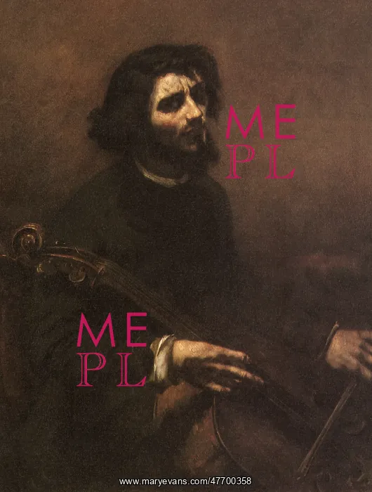  : Cellist, by Courbet