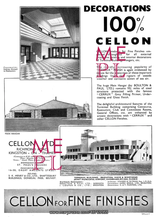  : Cellon Aircraft Paints & Dopes 1935