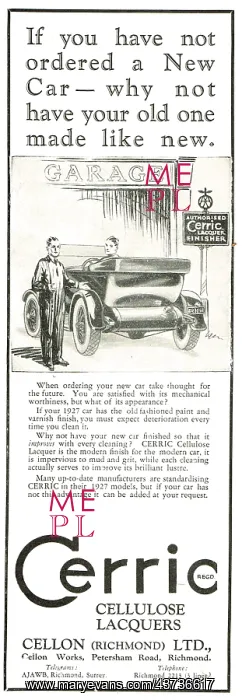  : Cellon Cerric Lacquer