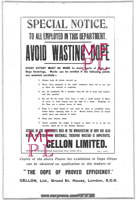 : Cellon Notice To All Employed: Avoid Wasting Dope : Cellon Notice To All Employed: Avoid Wasting Dope