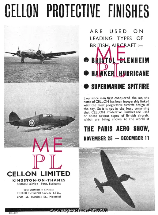  : Cellon Protective Aircraft Finishes