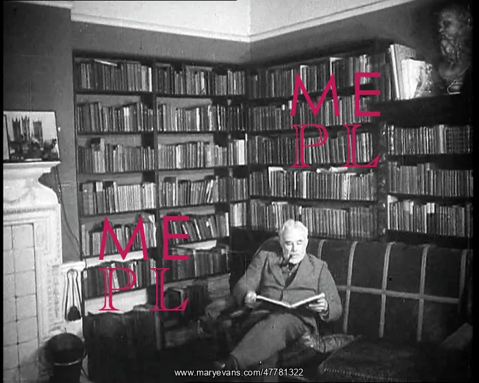 : C.E.M Joad Reading a Book : C.E.M Joad Reading a Book