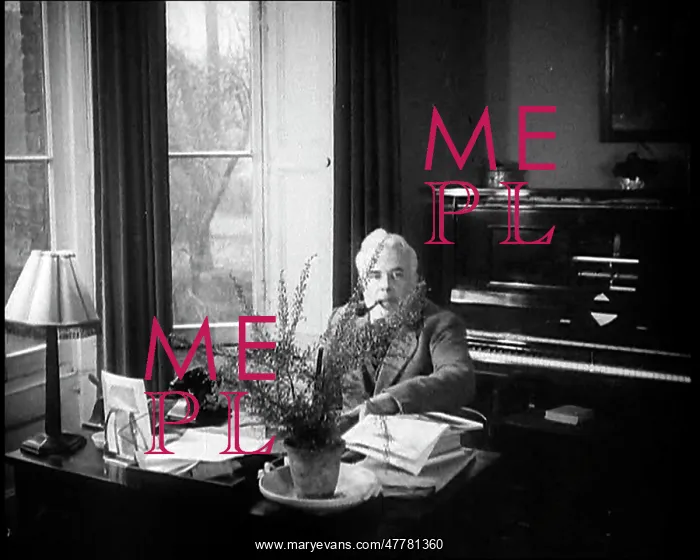 : C.E.M Joad Sitting Down at His Desk : C.E.M Joad Sitting Down at His Desk