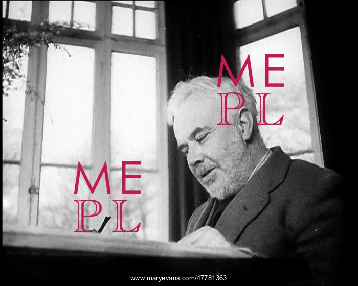 : C.E.M Joad Sitting Down at His Desk : C.E.M Joad Sitting Down at His Desk