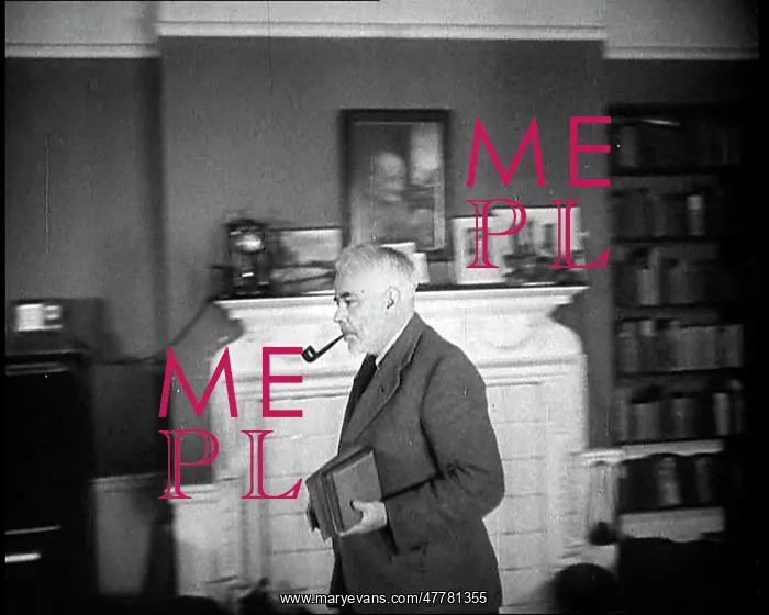 : C.E.M Joad Taking Some Books to His Desk : C.E.M Joad Taking Some Books to His Desk